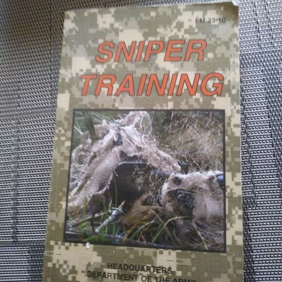 Department Of The Army Sniper Training FM 23-10 Paperback 1994 Vintage Book - Picture 1 of 4